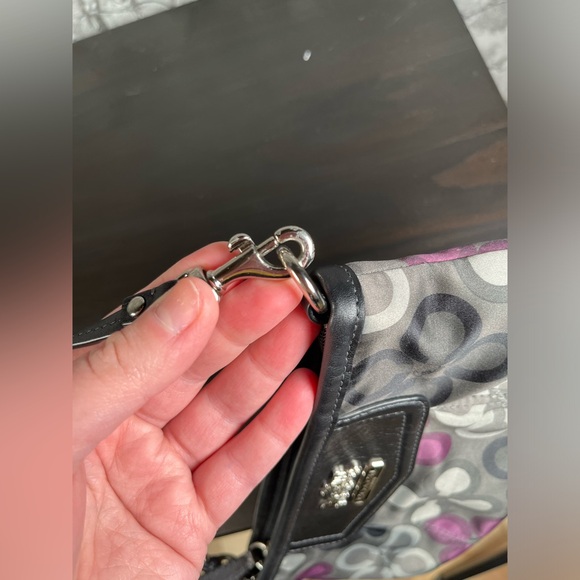 Vintage Satin Coach Monogram Clutch - Picture 6 of 6